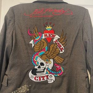 Cool Y2K Ed Hardy Blazer